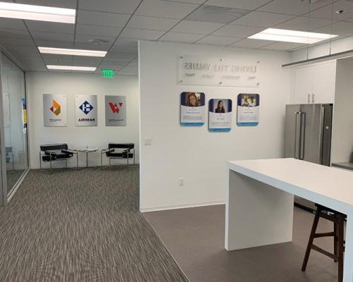 Interior view of San Diego office